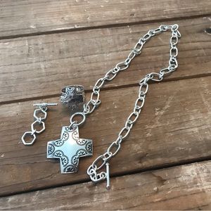 Silpada Good Grace Cross 3 Piece Set